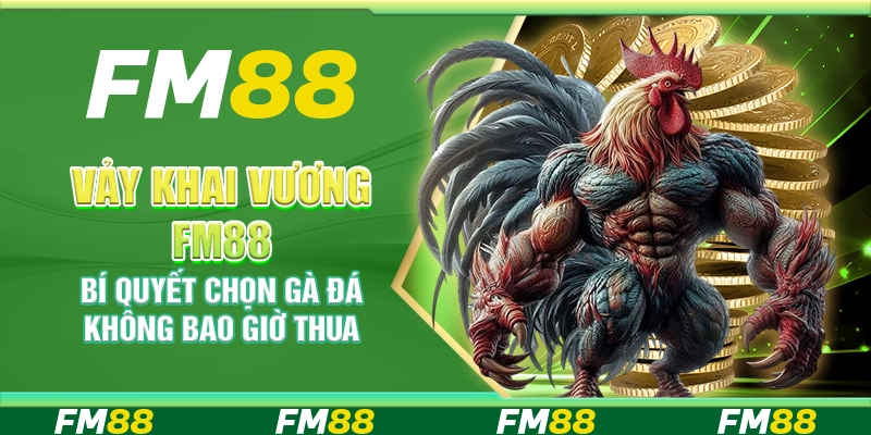 Vảy Khai Vương FM88 Bí Quyết Chọn Gà Đá Không Bao Giờ Thua