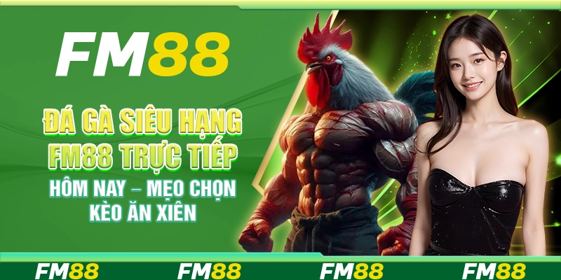 Đá Gà Siêu Hạng FM88 Trực Tiếp Hôm Nay – Mẹo Chọn Kèo Ăn Xiên