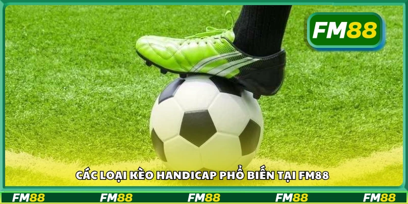 Một số loại kèo bóng Handicap phổ biến tại FM88