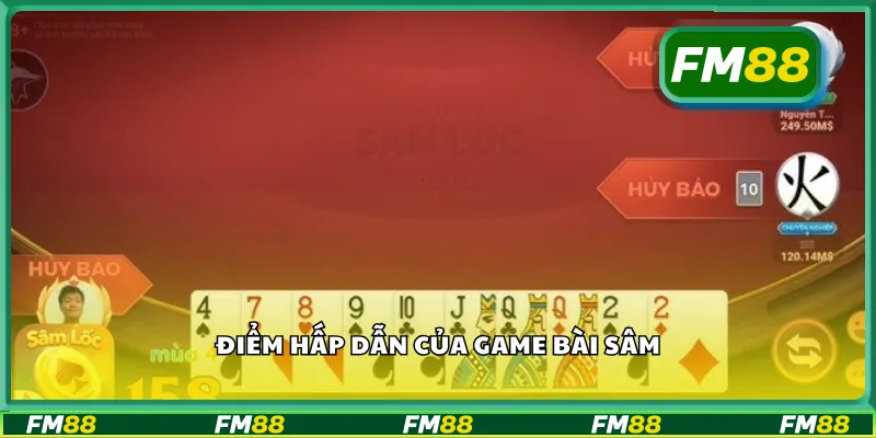 Điểm hấp dẫn của game bài sâm