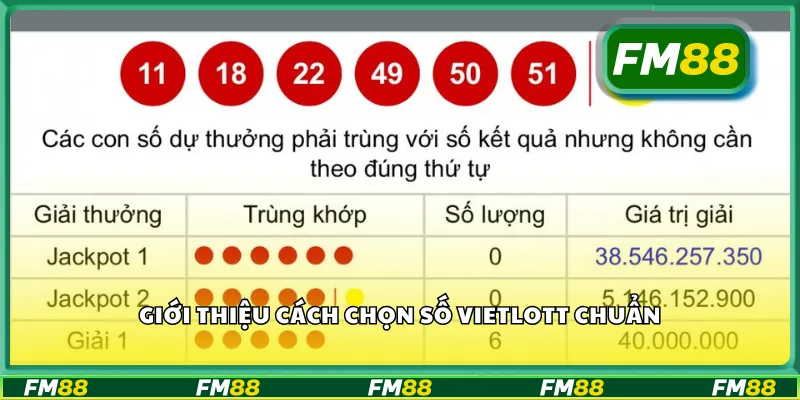 Giới thiệu cách chọn số Vietlott chuẩn