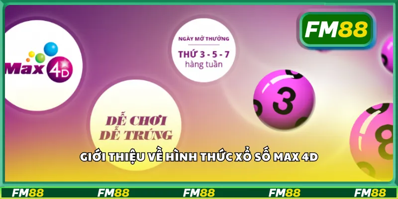 Giới thiệu về hình thức xổ số Max 4D