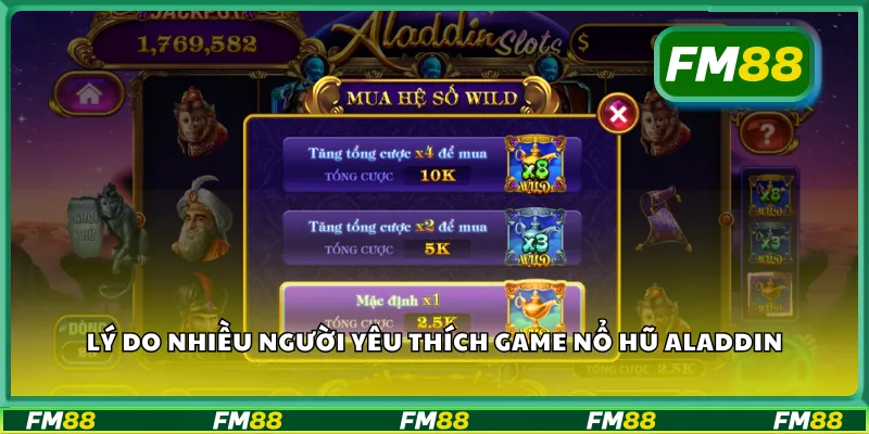 Lý do nhiều người yêu thích game nổ hũ Aladdin