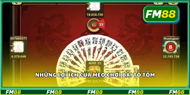Những lợi ích của mẹo chơi bài tổ tôm