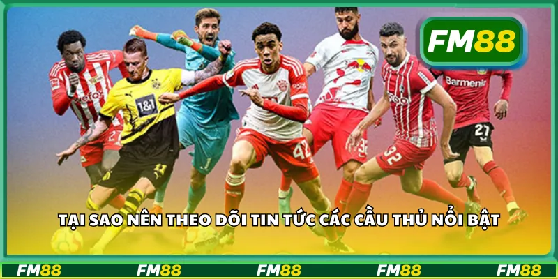 Tại sao nên theo dõi tin tức các cầu thủ nổi bật