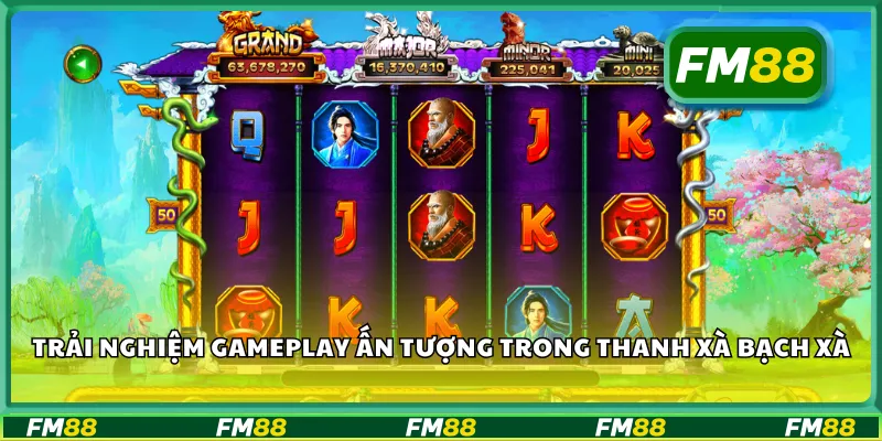 Trải nghiệm gameplay ấn tượng trong thanh xà bạch xà