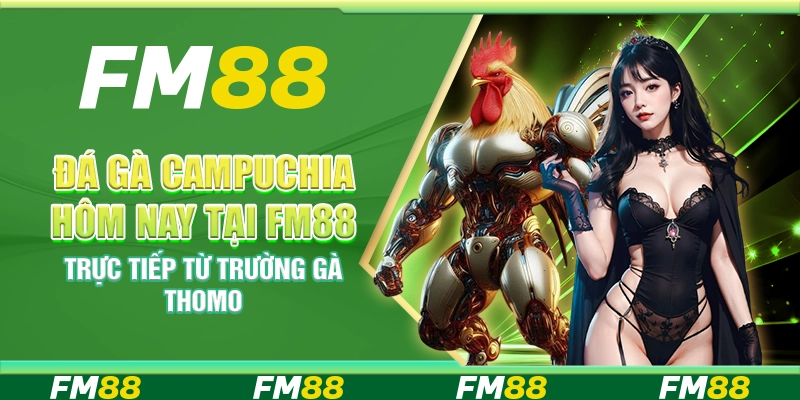 Đá gà Campuchia hôm nay tại FM88 – Trực tiếp từ trường gà Thomo