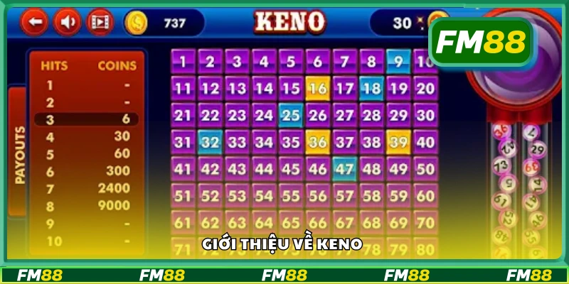 Sơ lược về trò chơi Keno